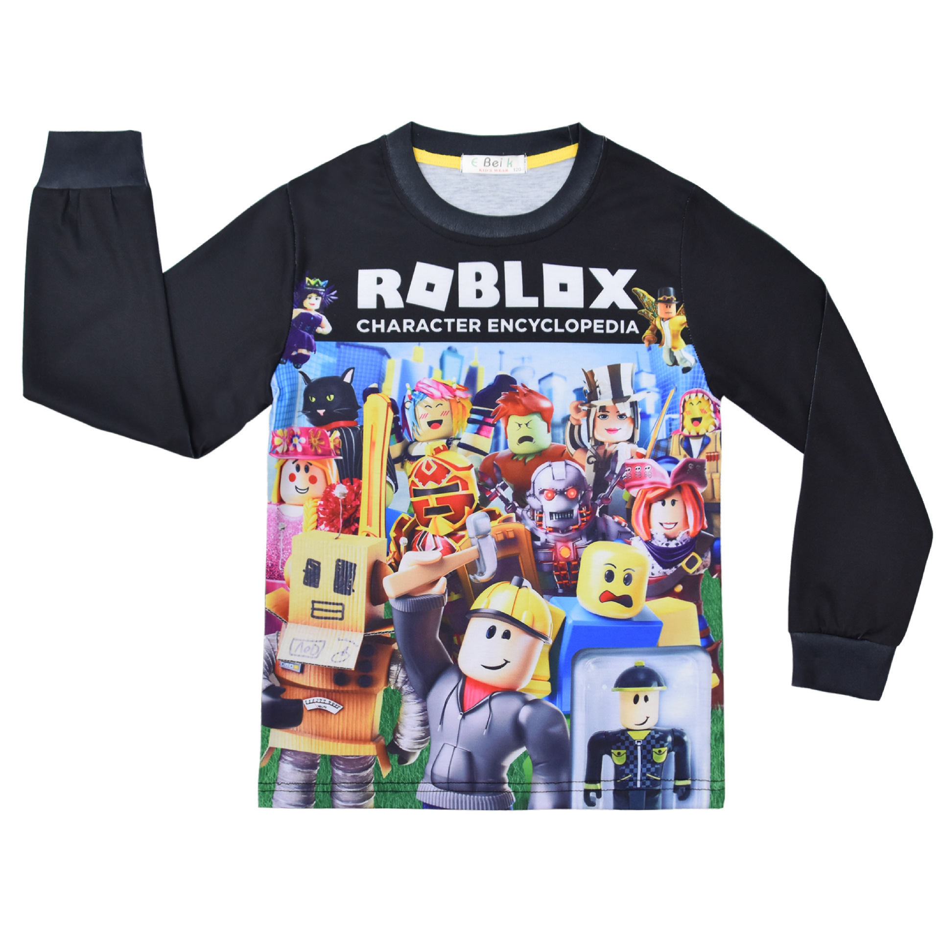 Boys Girls Roblox Long Sleeve T-Shirt Shorts Outfits Sets Tracksuits Pyjamas Set - Picture 49 of 138