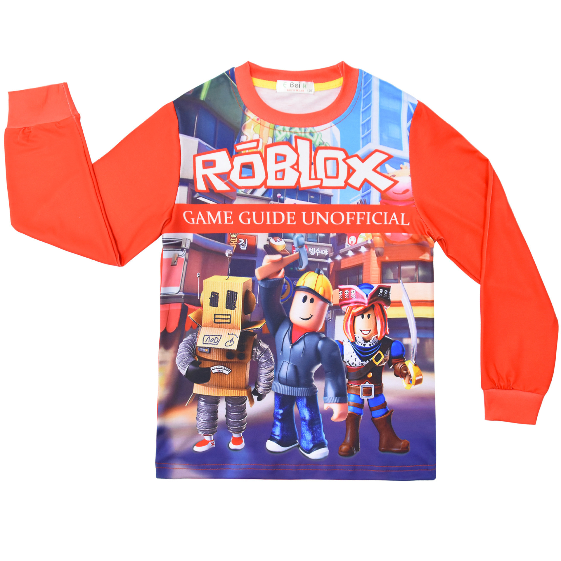 Boys Girls Roblox Long Sleeve T-Shirt Shorts Outfits Sets Tracksuits Pyjamas Set - Picture 54 of 138