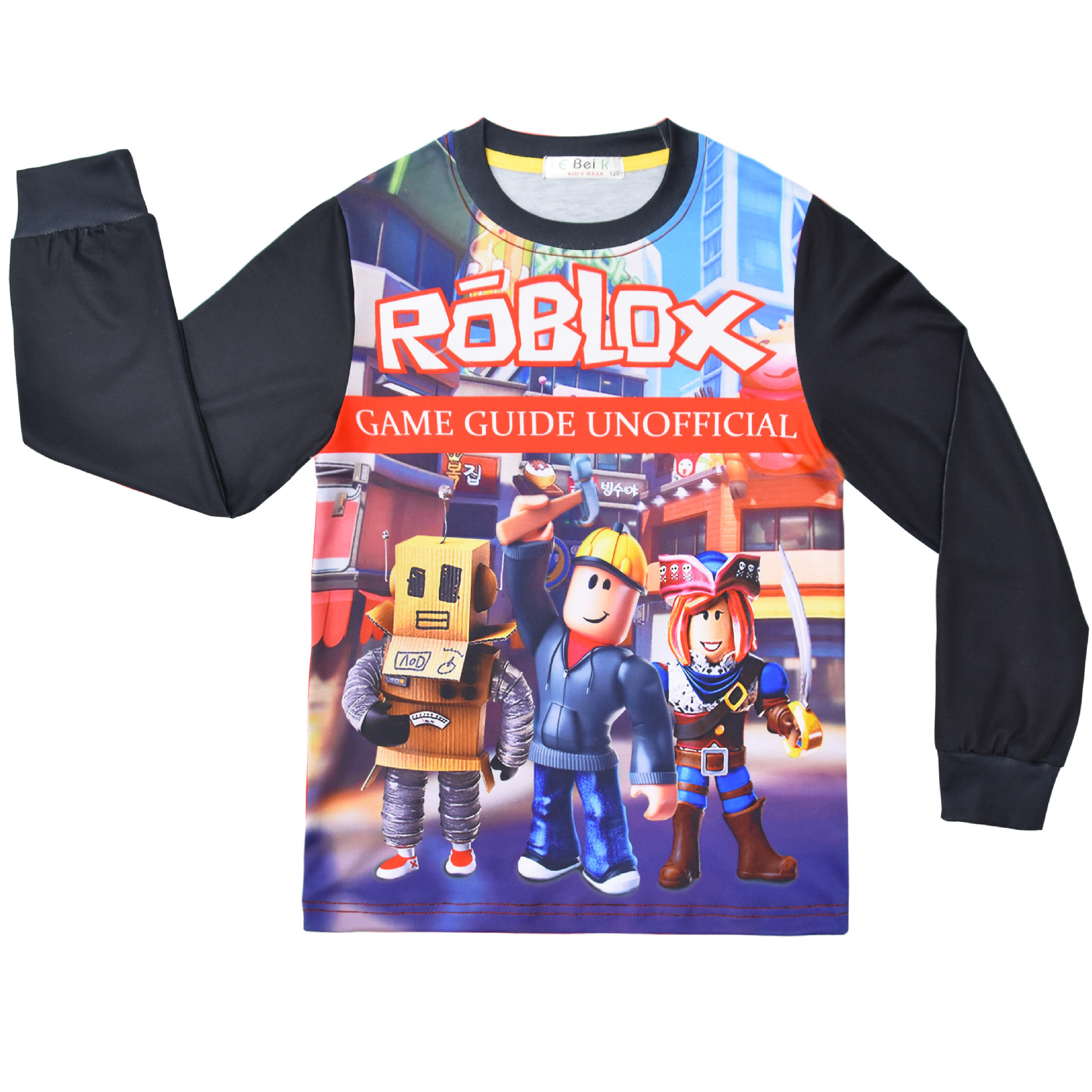 Boys Girls Roblox Long Sleeve T-Shirt Shorts Outfits Sets Tracksuits Pyjamas Set - Picture 59 of 138