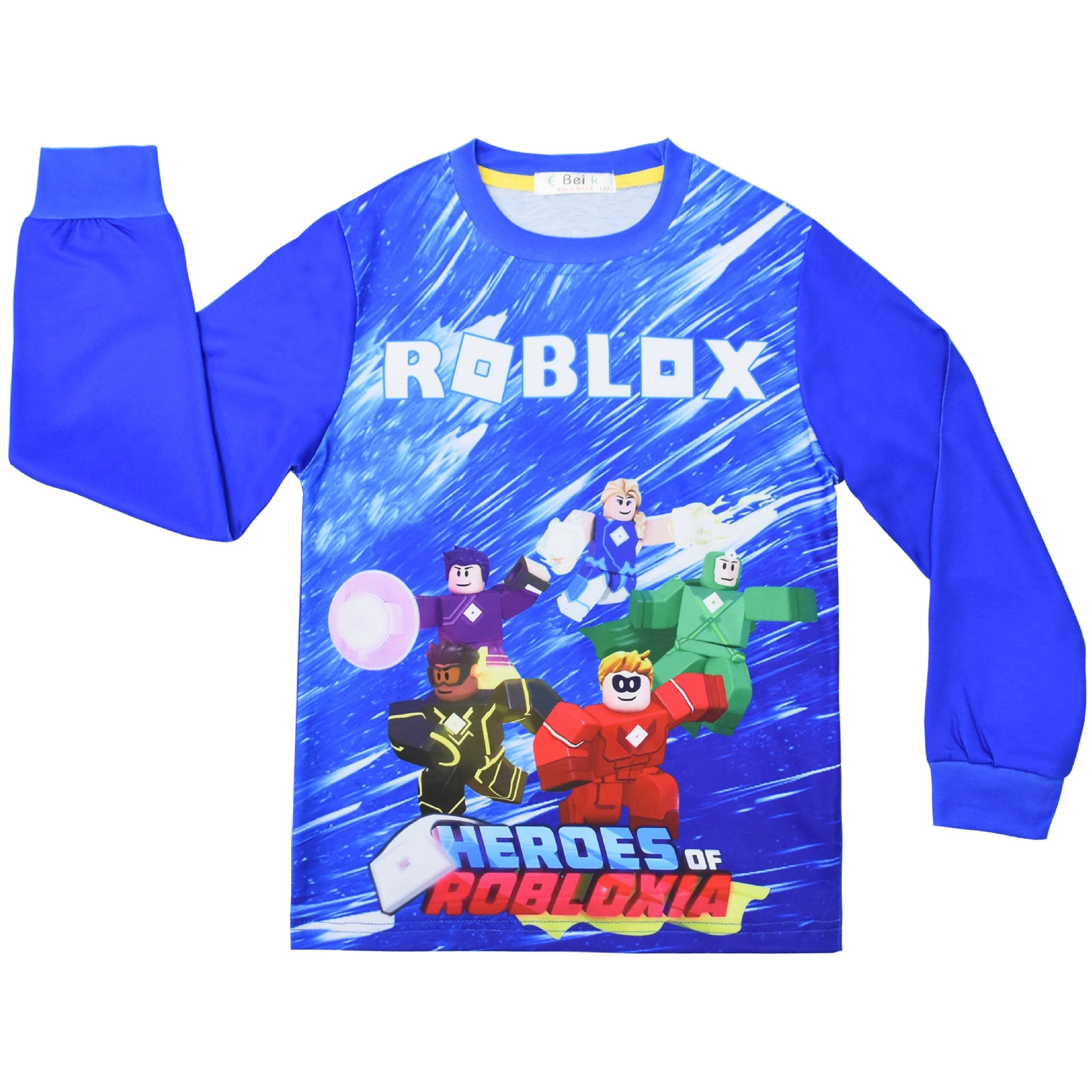 Boys Girls Roblox Long Sleeve T-Shirt Shorts Outfits Sets Tracksuits Pyjamas Set - Picture 64 of 138