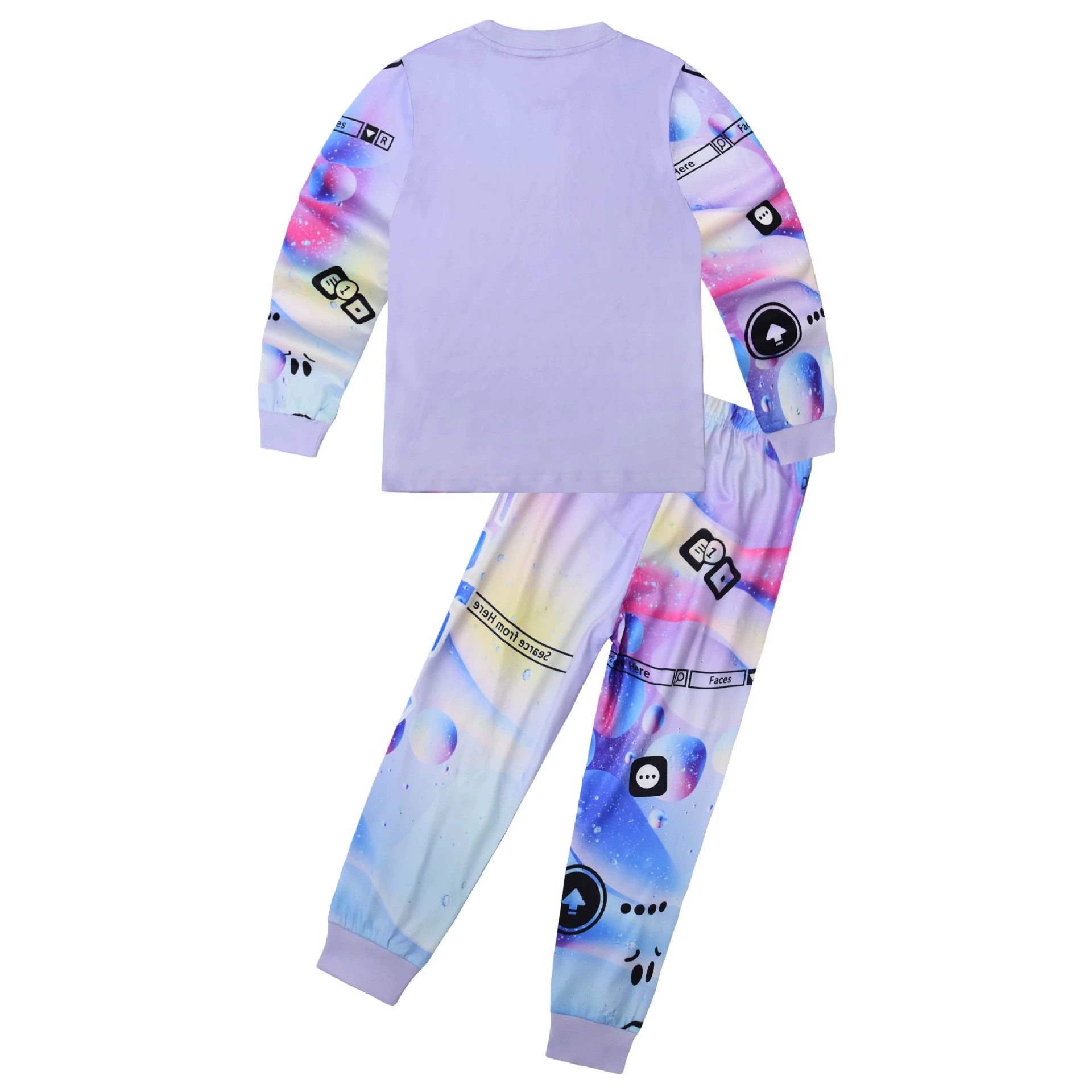 Boys Girls Roblox Long Sleeve T-Shirt Shorts Outfits Sets Tracksuits Pyjamas Set - Picture 73 of 138