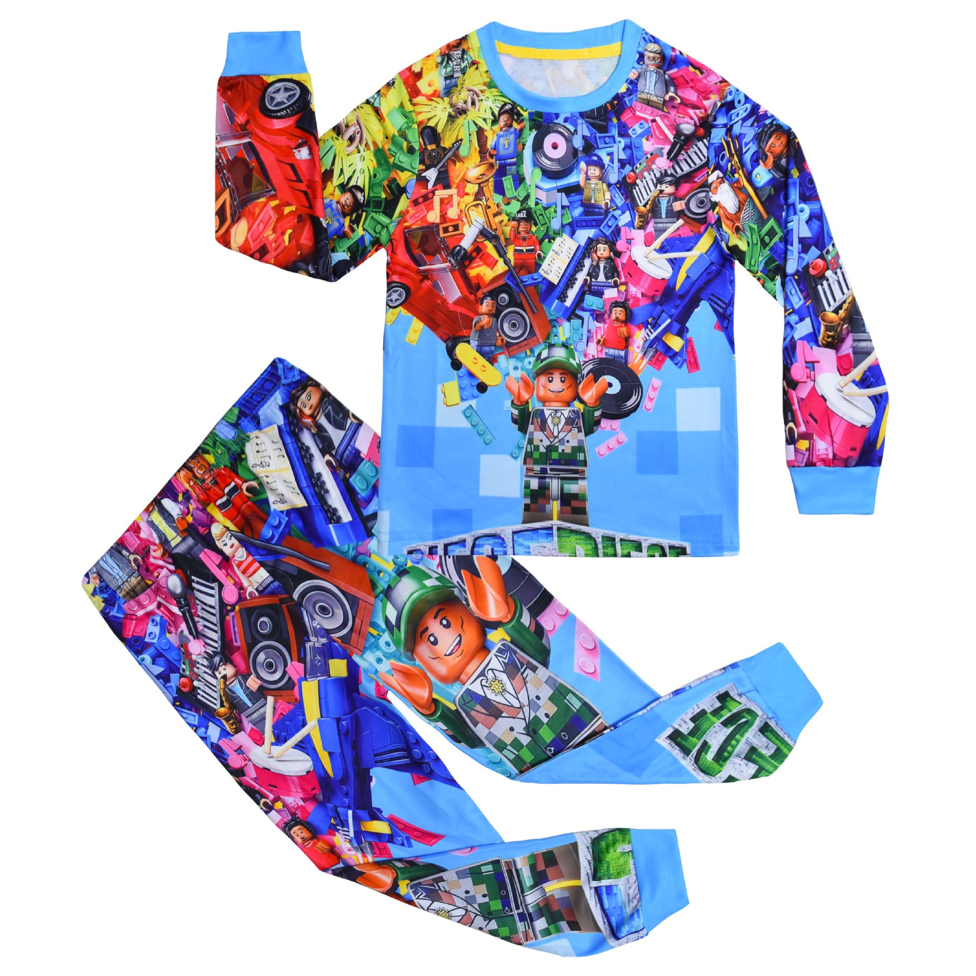 Boys Girls Roblox Long Sleeve T-Shirt Shorts Outfits Sets Tracksuits Pyjamas Set - Picture 95 of 138