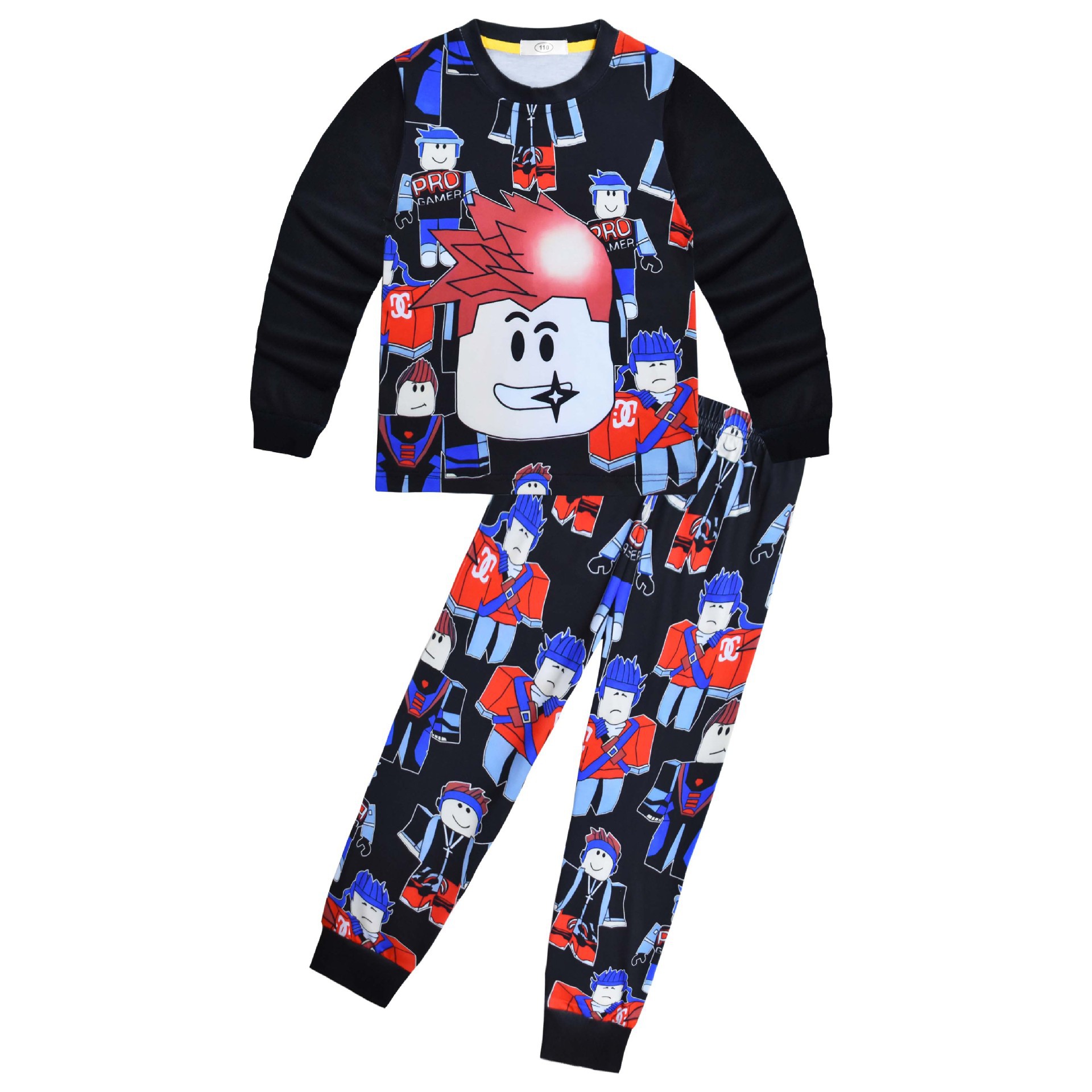 Boys Girls Roblox Long Sleeve T-Shirt Shorts Outfits Sets Tracksuits Pyjamas Set - Picture 108 of 138