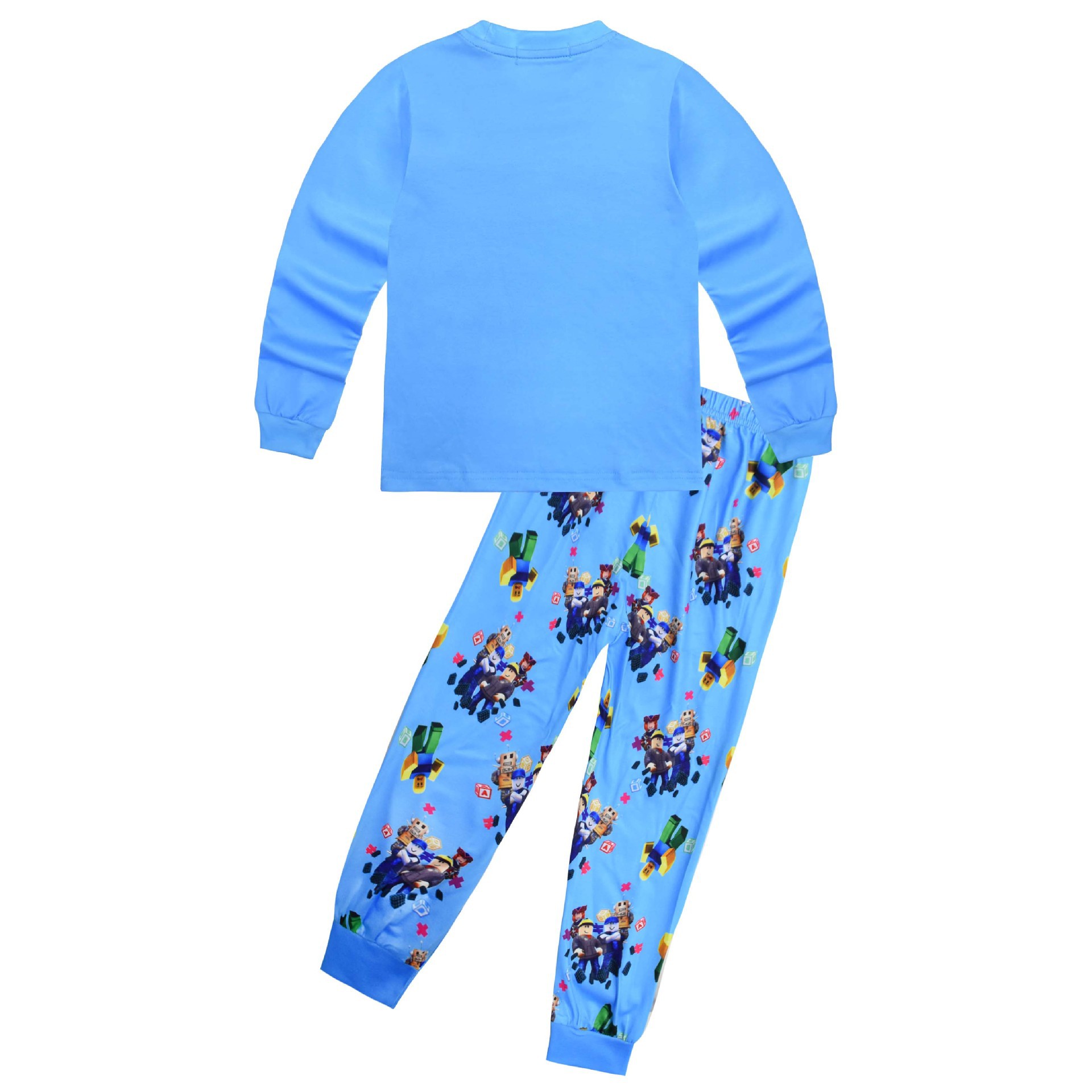Boys Girls Roblox Long Sleeve T-Shirt Shorts Outfits Sets Tracksuits Pyjamas Set - Picture 121 of 138