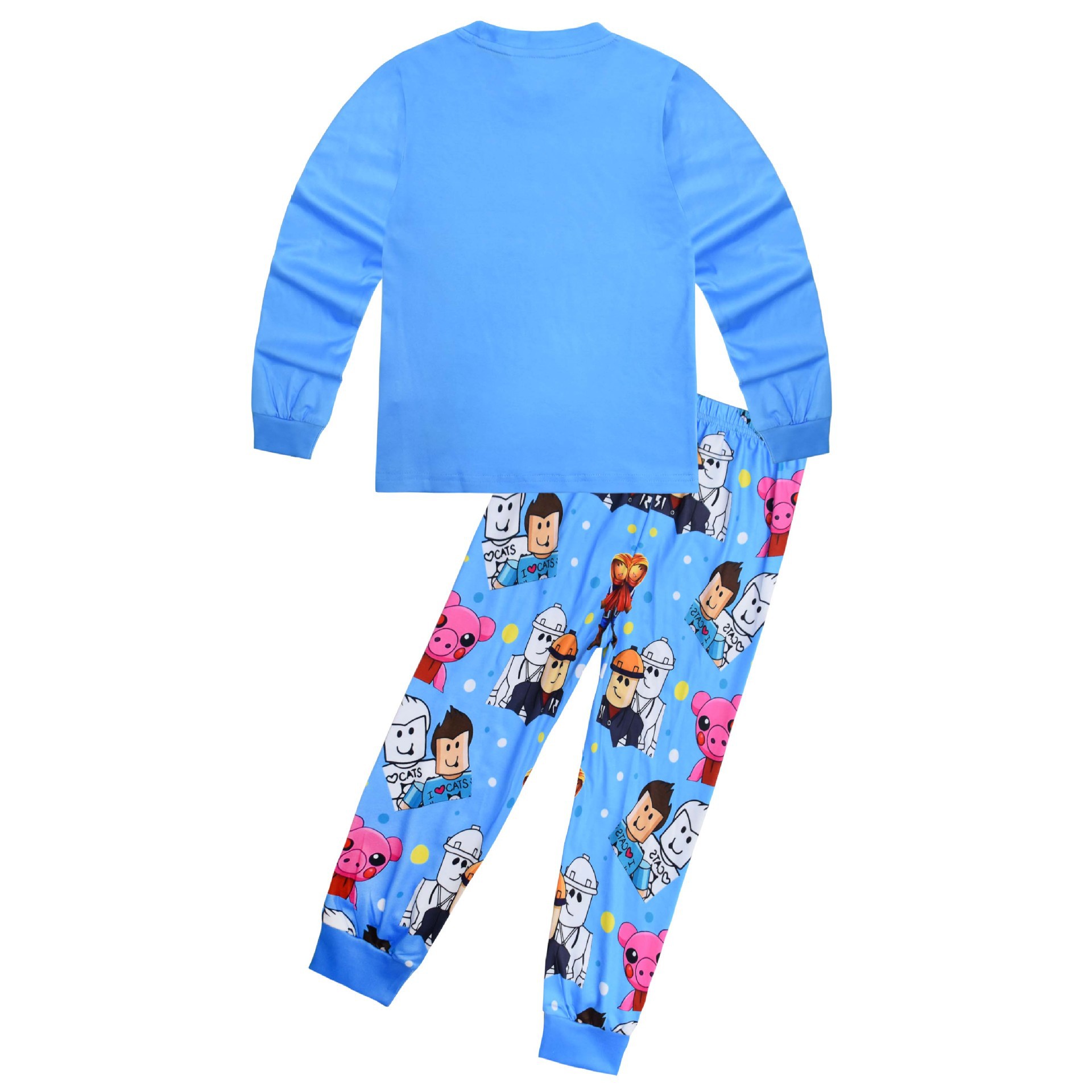 Boys Girls Roblox Long Sleeve T-Shirt Shorts Outfits Sets Tracksuits Pyjamas Set - Picture 133 of 138
