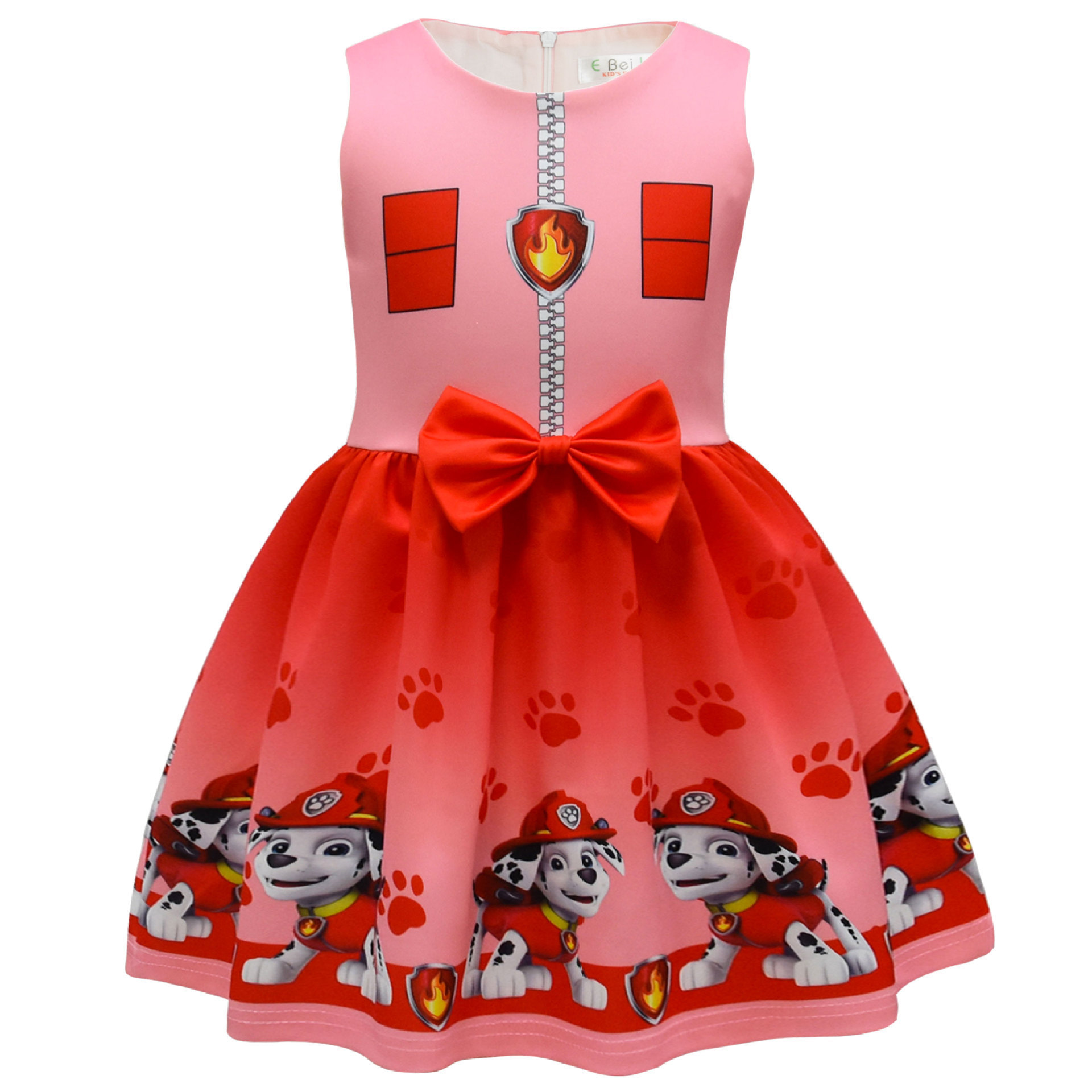 Kids Girls PAW Patrol Princess Dress Cosplay Birthday Party Fancy Bow Tie Skirts - Picture 23 of 59