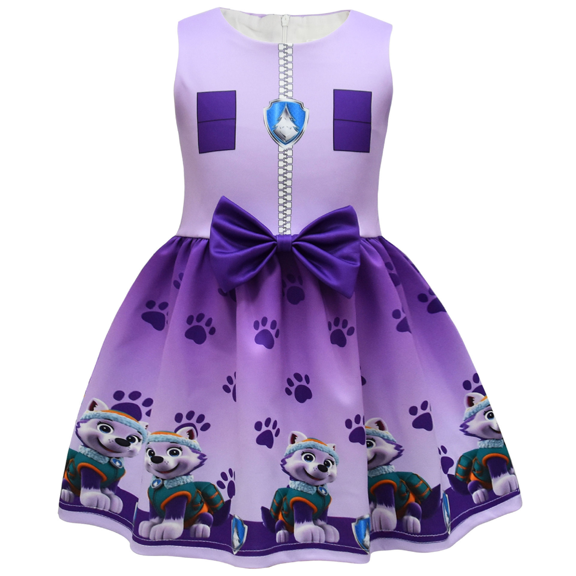 Kids Girls PAW Patrol Princess Dress Cosplay Birthday Party Fancy Bow Tie Skirts - Picture 28 of 59