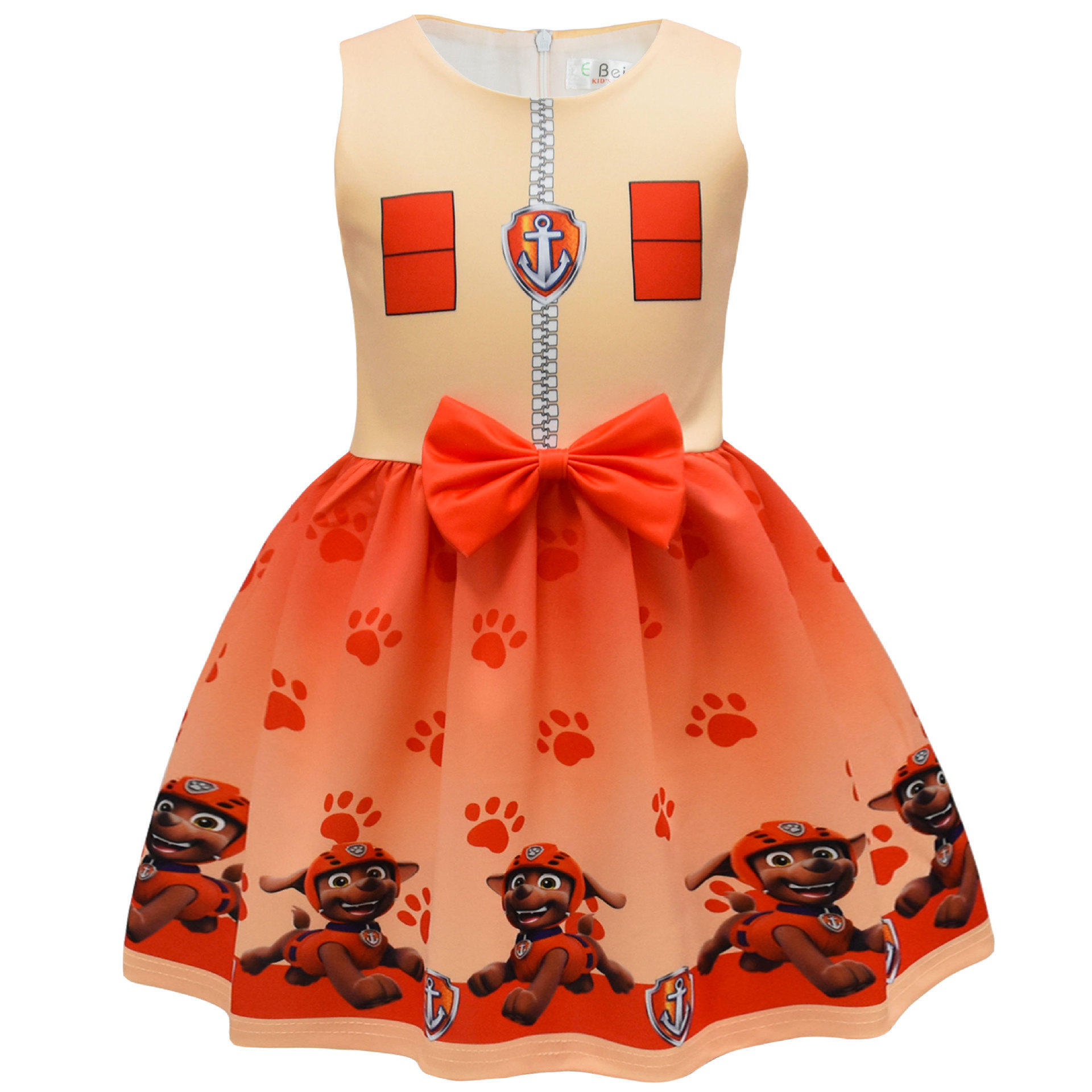 Kids Girls PAW Patrol Princess Dress Cosplay Birthday Party Fancy Bow Tie Skirts - Picture 32 of 59