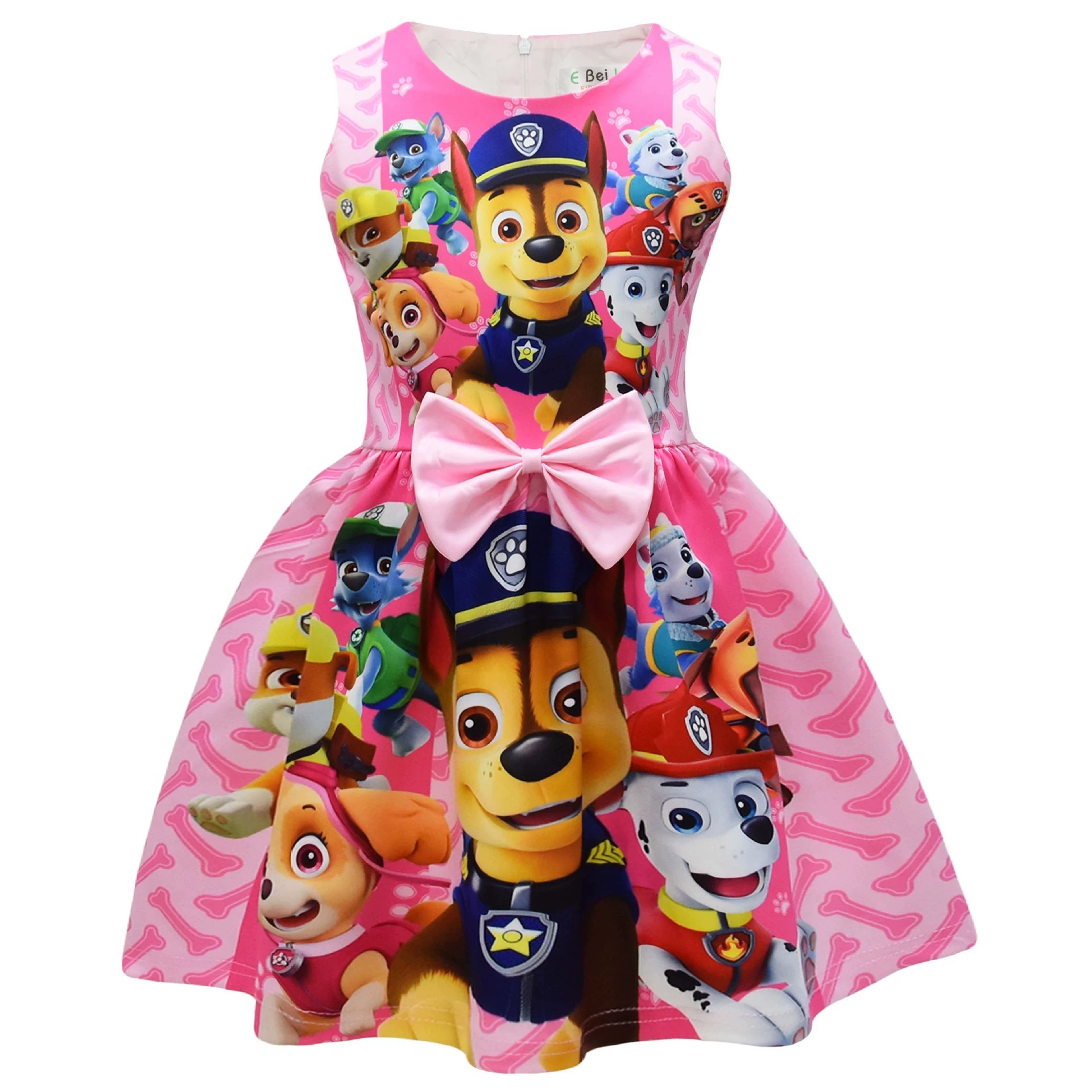 Kids Girls PAW Patrol Princess Dress Cosplay Birthday Party Fancy Bow Tie Skirts - Picture 53 of 59