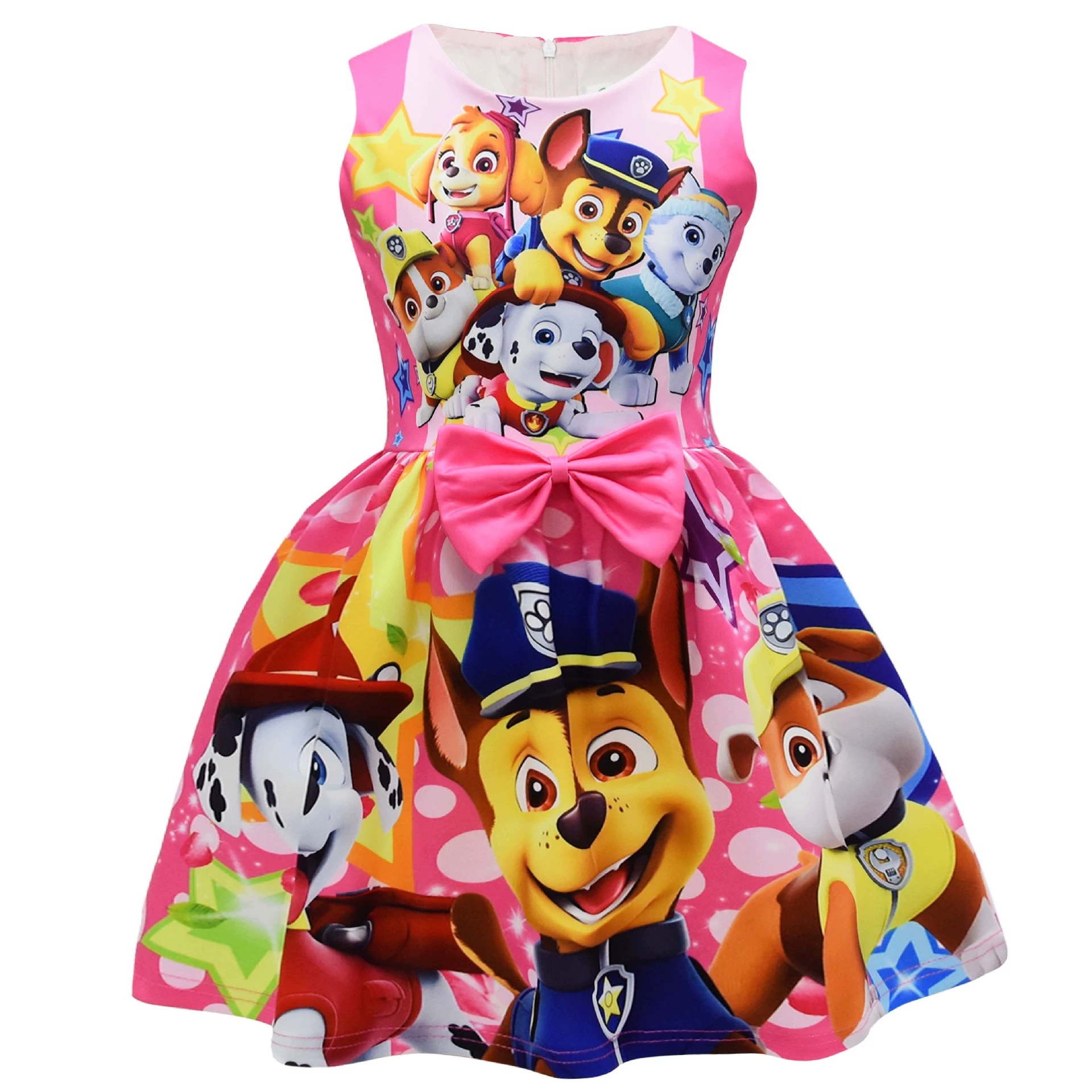Kids Girls PAW Patrol Princess Dress Cosplay Birthday Party Fancy Bow Tie Skirts - Picture 57 of 59