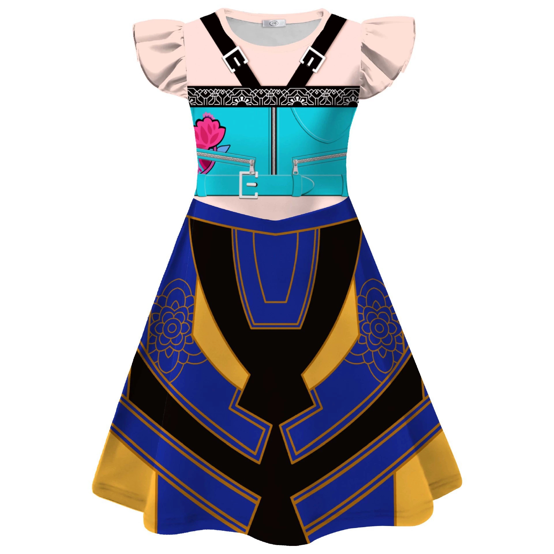 Girls Rumi Mira Zoey KPop Demon Hunters Skirts Cosplay Costume Party Fancy Dress - Picture 17 of 20