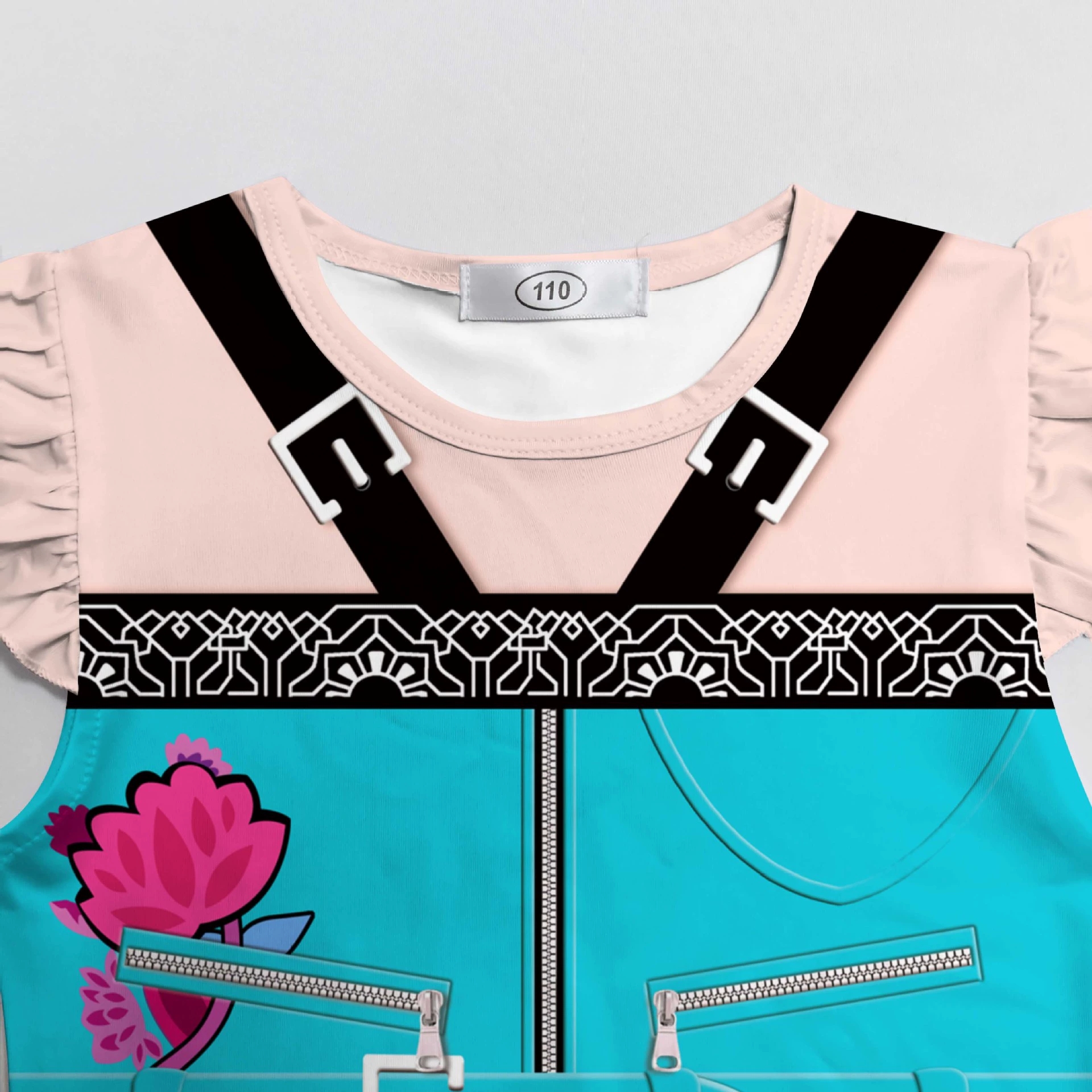 Girls Rumi Mira Zoey KPop Demon Hunters Skirts Cosplay Costume Party Fancy Dress - Picture 19 of 20