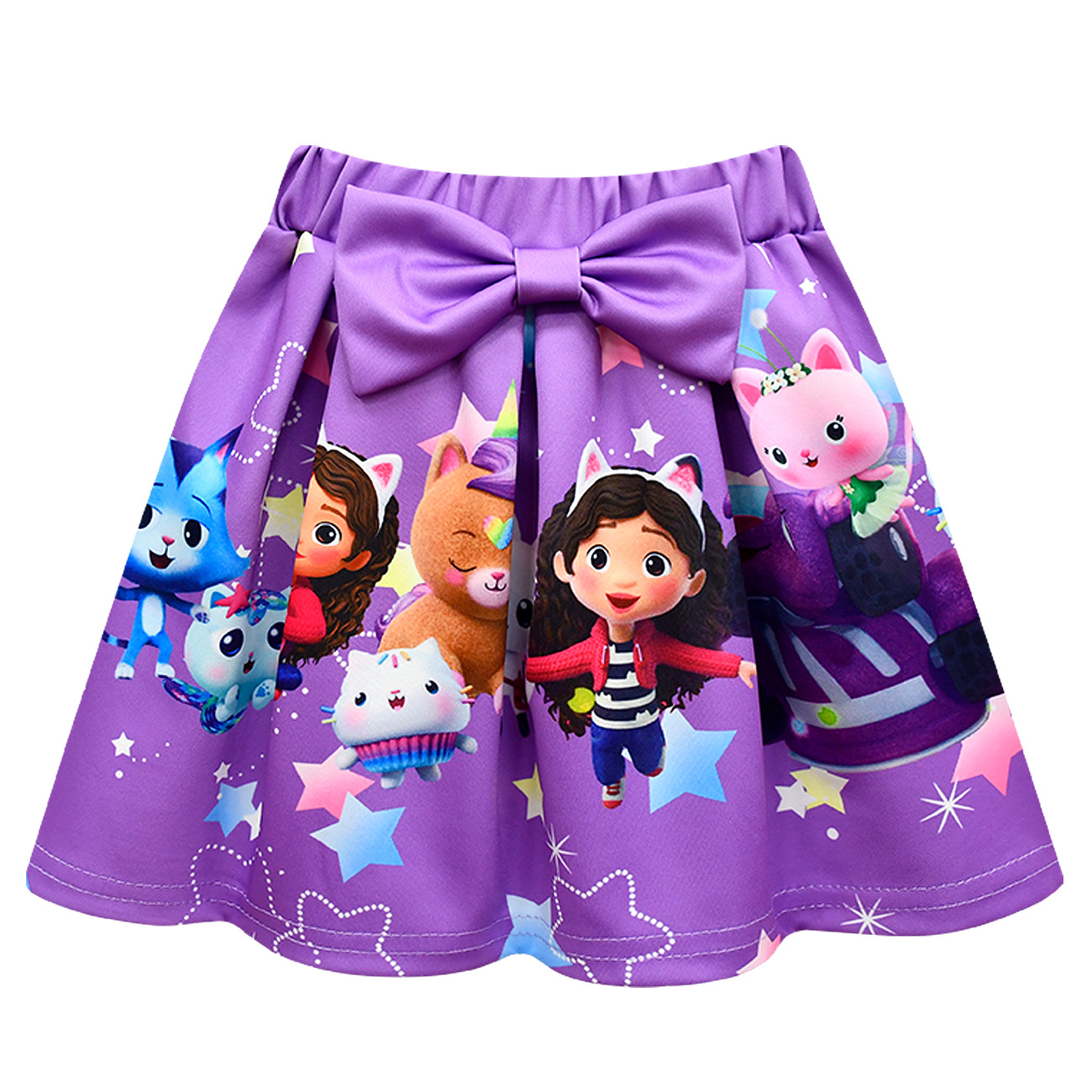 Girls Gabby's Dollhouse T Shirt Pleated Skirt Outfits Kids Cosplay Costume Dress - Picture 24 of 41