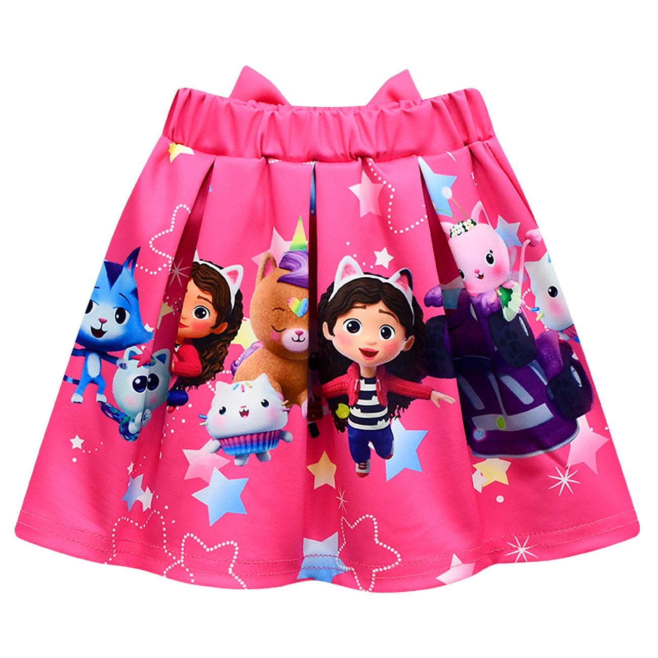Girls Gabby's Dollhouse T Shirt Pleated Skirt Outfits Kids Cosplay Costume Dress - Picture 26 of 41