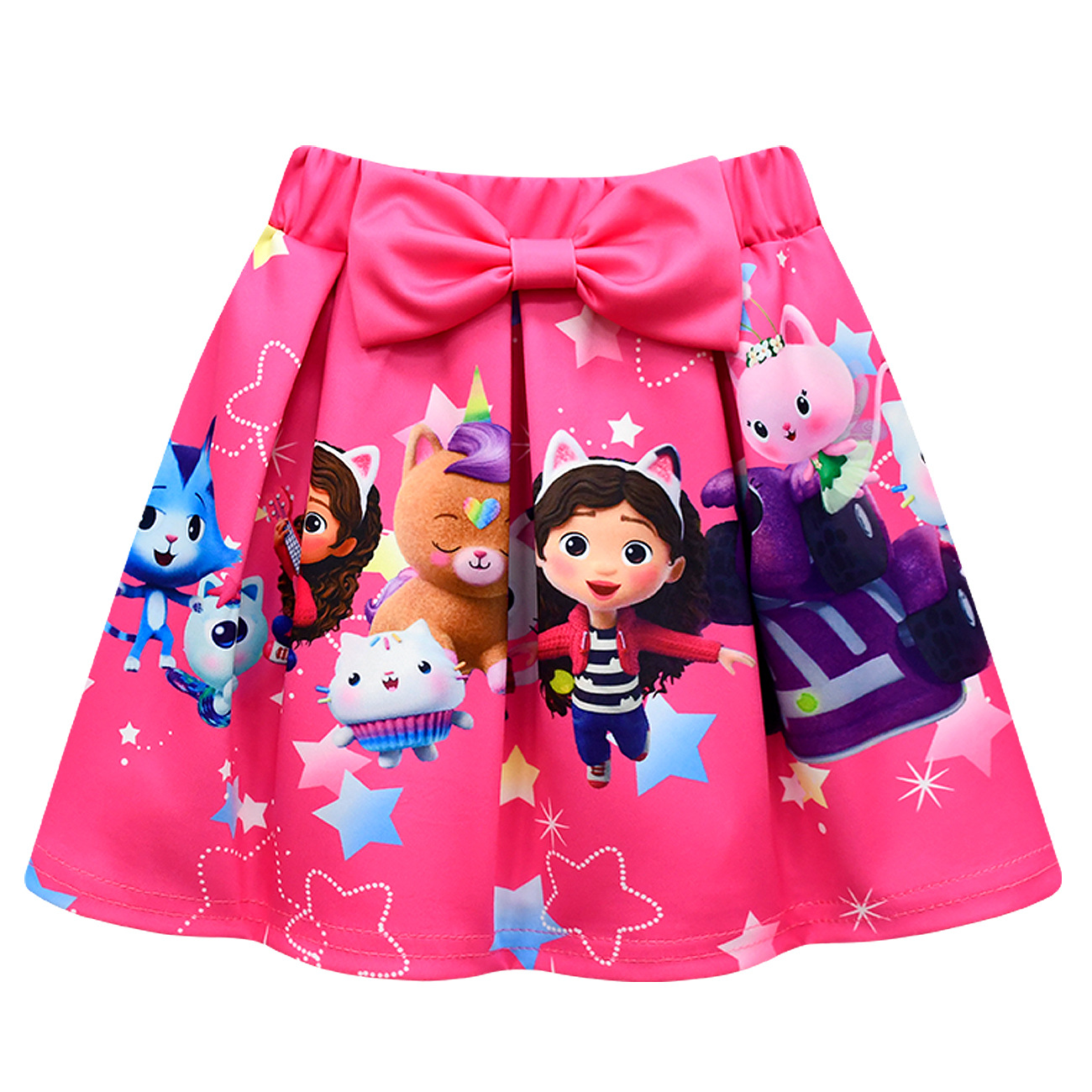 Girls Gabby's Dollhouse T Shirt Pleated Skirt Outfits Kids Cosplay Costume Dress - Picture 35 of 41