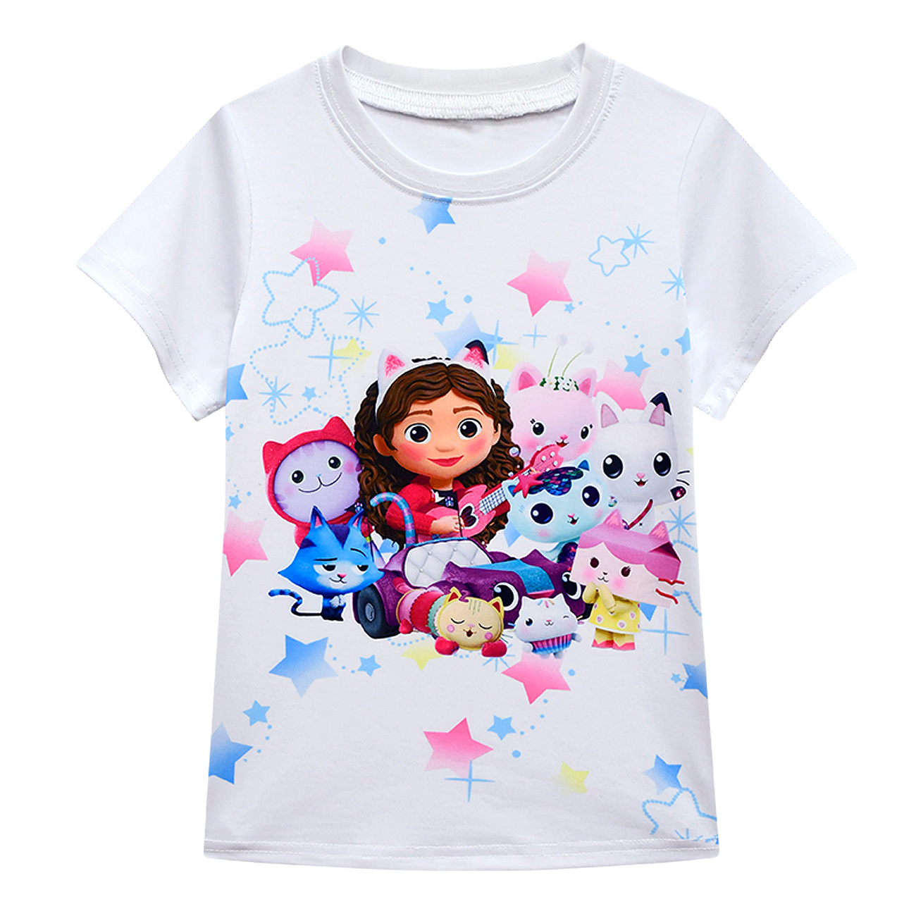 Girls Gabby's Dollhouse T Shirt Pleated Skirt Outfits Kids Cosplay Costume Dress - Picture 34 of 41