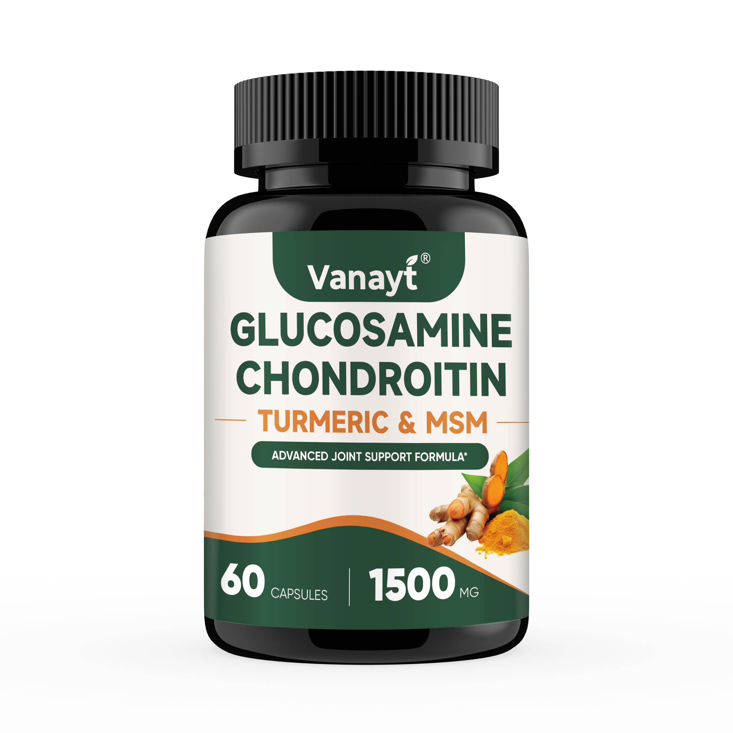 Glucosamine Chondroitin Gummies/Capsules MSM Triple Strength Joint Support 60Ct