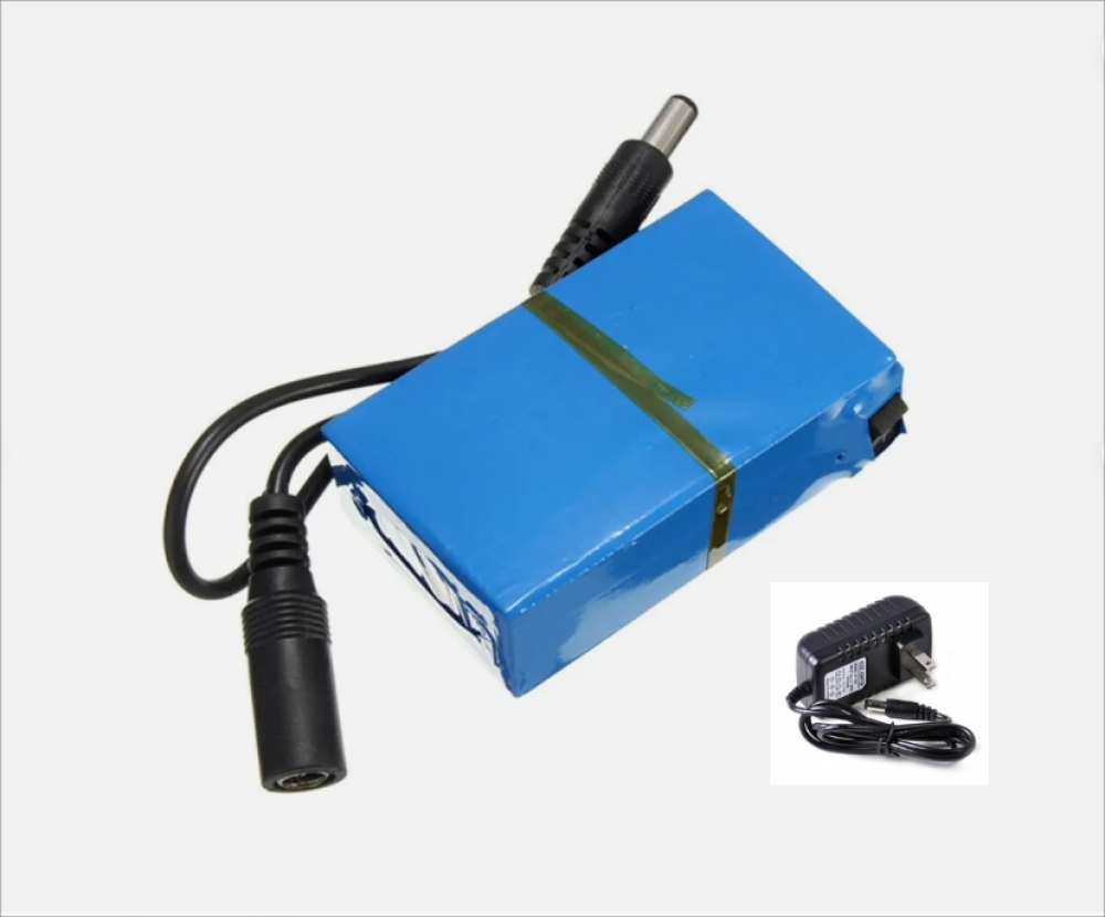 Super Polymer Rechargeable Li-ion Battery Pack DC 12V 9800mah DC1298A W/ Charger - Bild 11 von 12