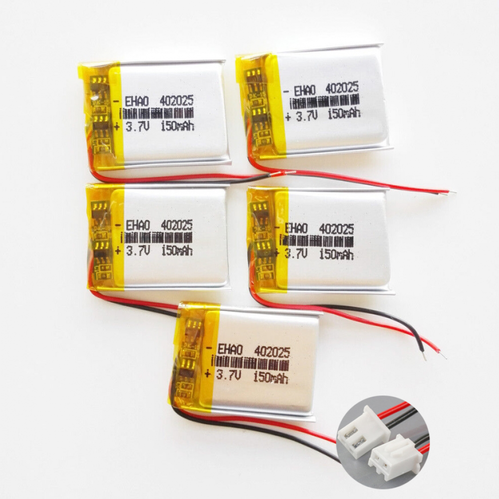 3,7V 150mAh LiPo Akku für Mp3 GPS Bluetooth Kamera 402025 X - Bild 14 von 14