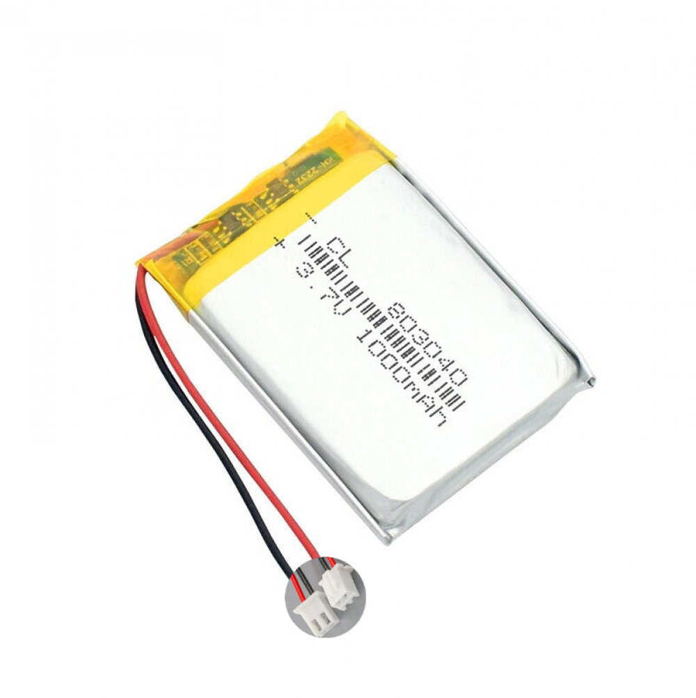 803040 3.7v 1000mah Lipo Battery Replacement Polymer Rechargeable Battery XH2.5 - Picture 16 of 18