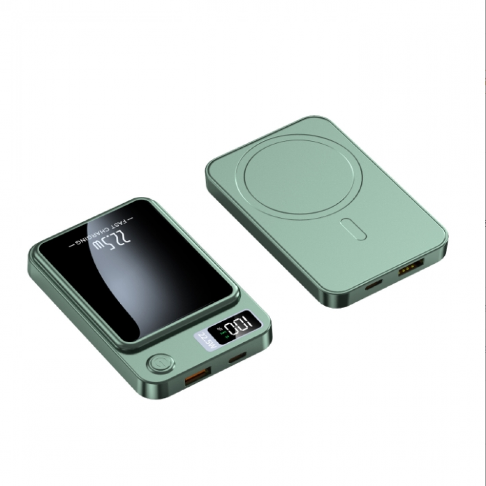 Banco de alimentación inalámbrico magnético de 10000 mAh cargador de batería para iPhone 16 15 14 13 12 - Imagen 27 de 27