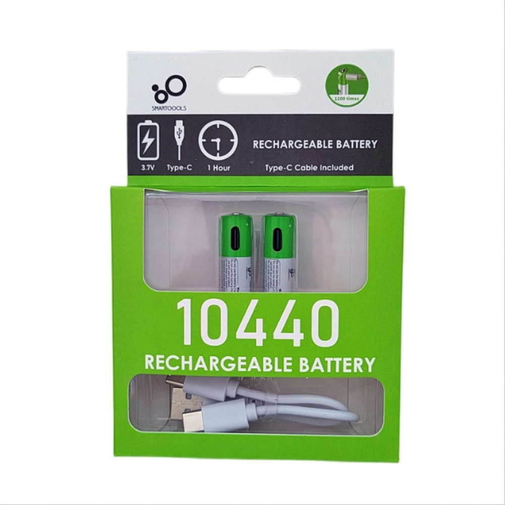 3.7V 10440 USB Rechargeable Li-ion Battery AAA for Headlamp Mechanical Mod Torch - Picture 7 of 8