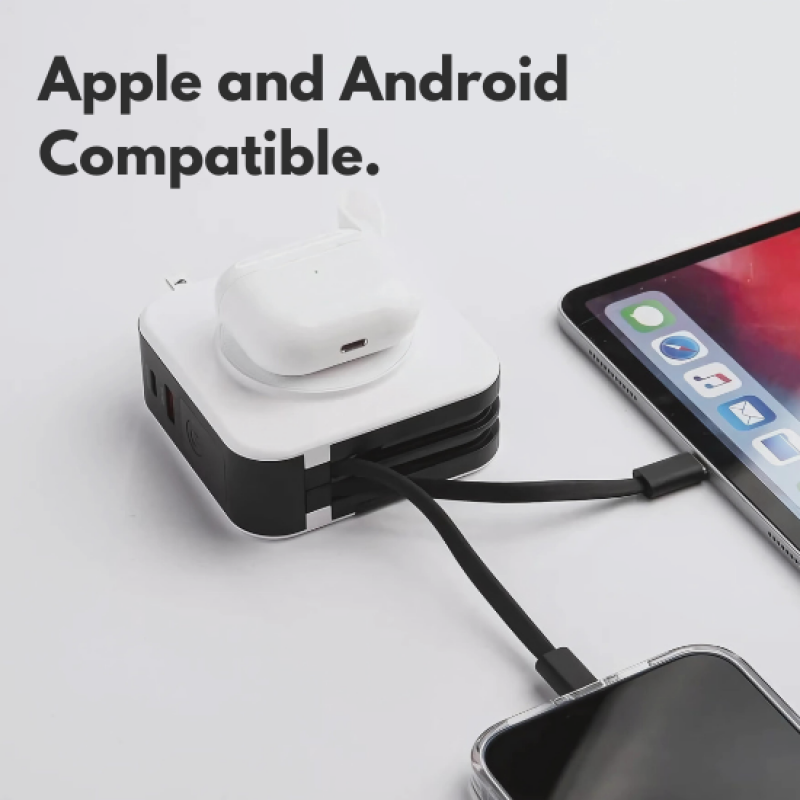 Universal 10000mAh 5in1 Reise Ladegerät USB Netzteil Powerbank Wireless Charging - Bild 7 von 16