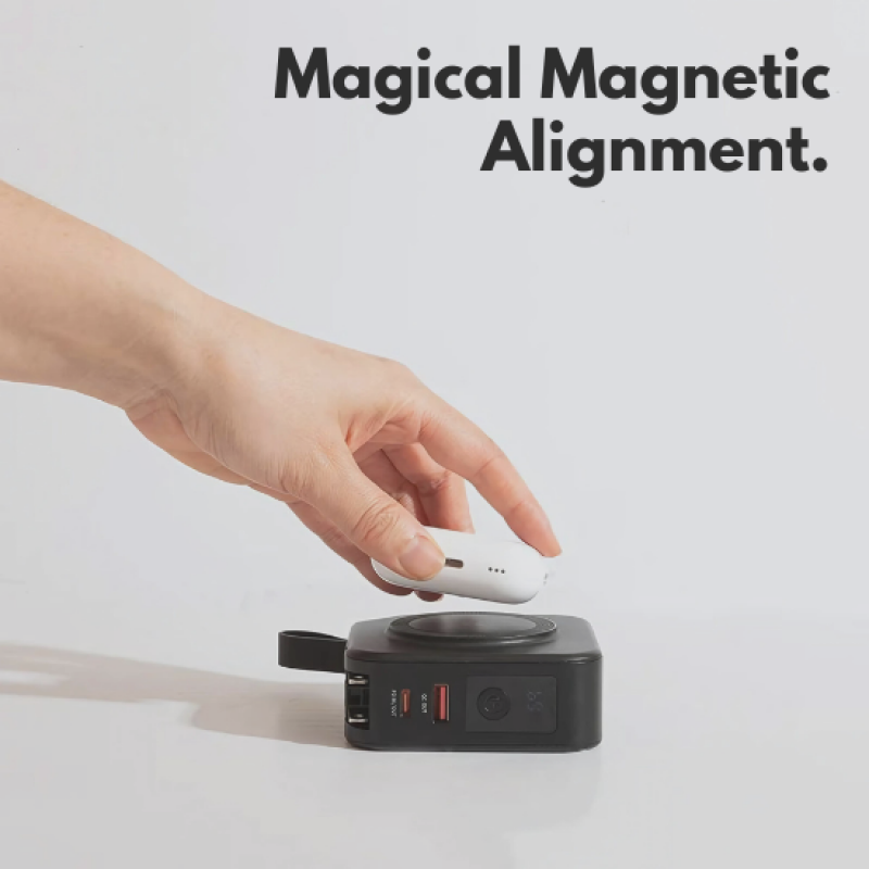 Universal 10000mAh 5in1 Reise Ladegerät USB Netzteil Powerbank Wireless Charging - Bild 5 von 16