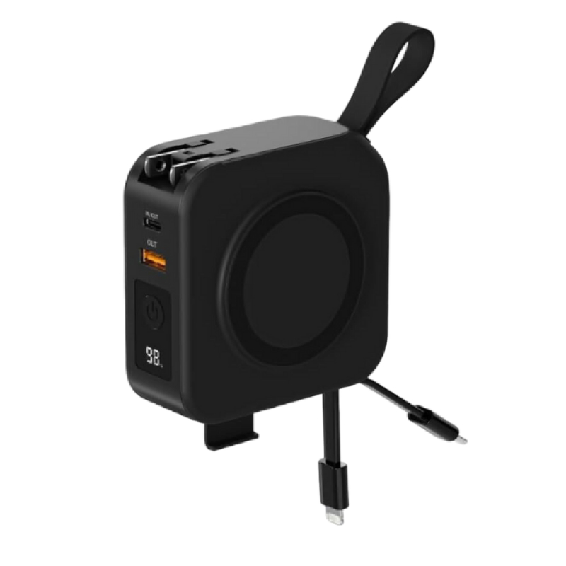 Universal 10000mAh 5in1 Reise Ladegerät USB Netzteil Powerbank Wireless Charging - Bild 12 von 16