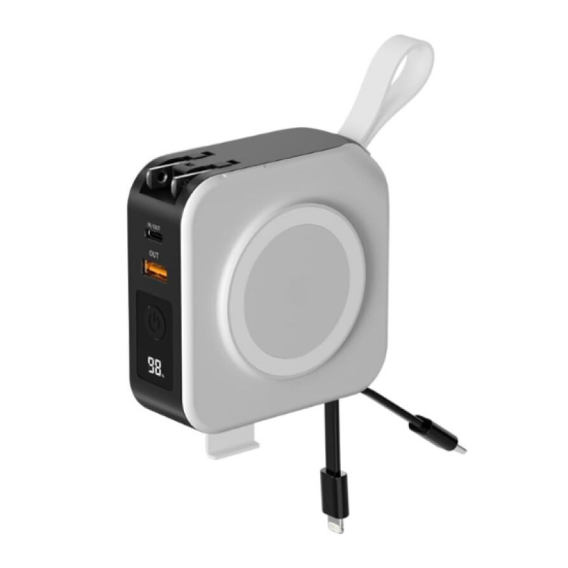 Universal 10000mAh 5in1 Reise Ladegerät USB Netzteil Powerbank Wireless Charging - Bild 13 von 16