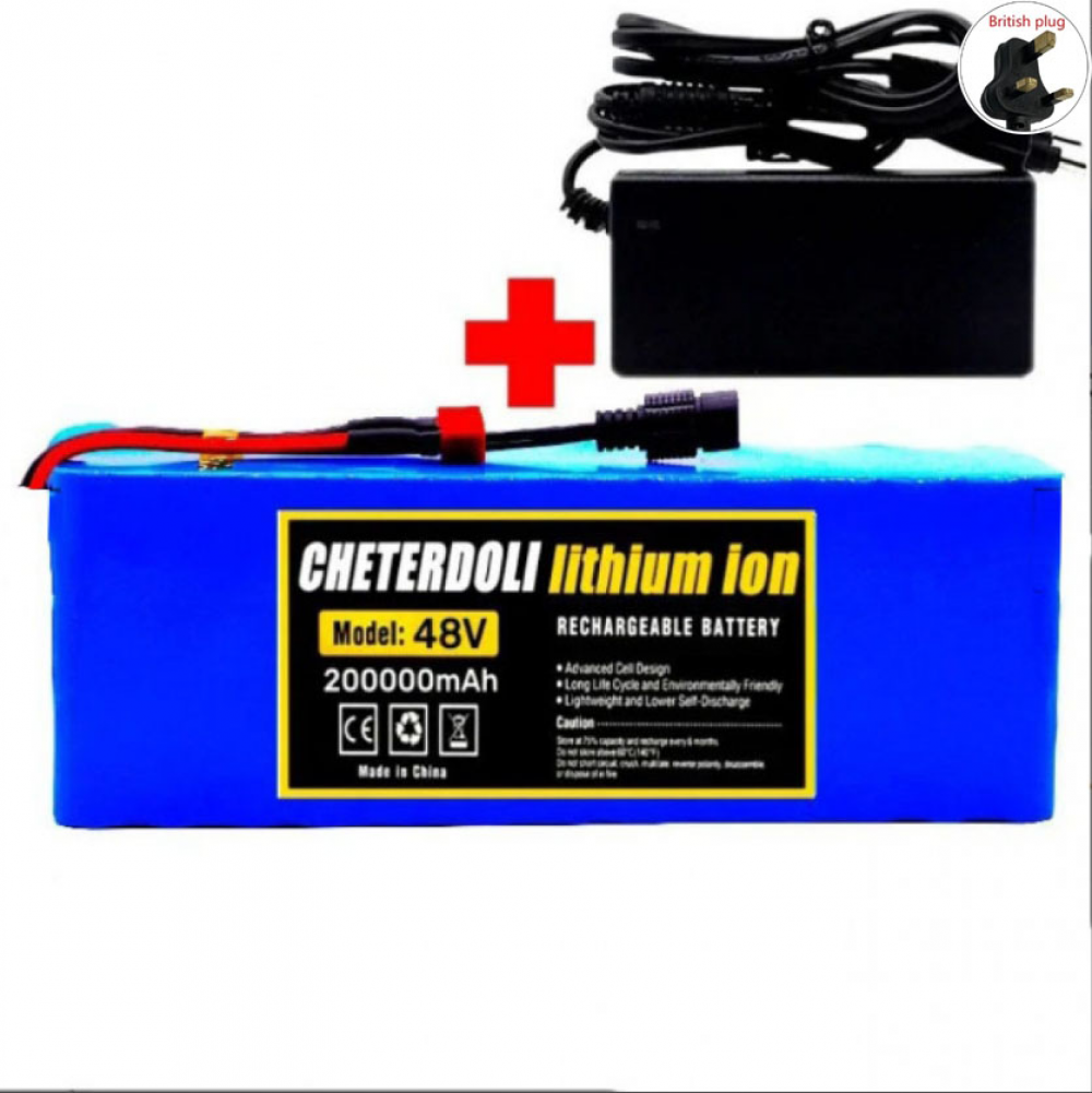 48v 200Ah 1000w 13S3P Battery High Capacity Motor with 20A BMS Charger - Picture 15 of 16
