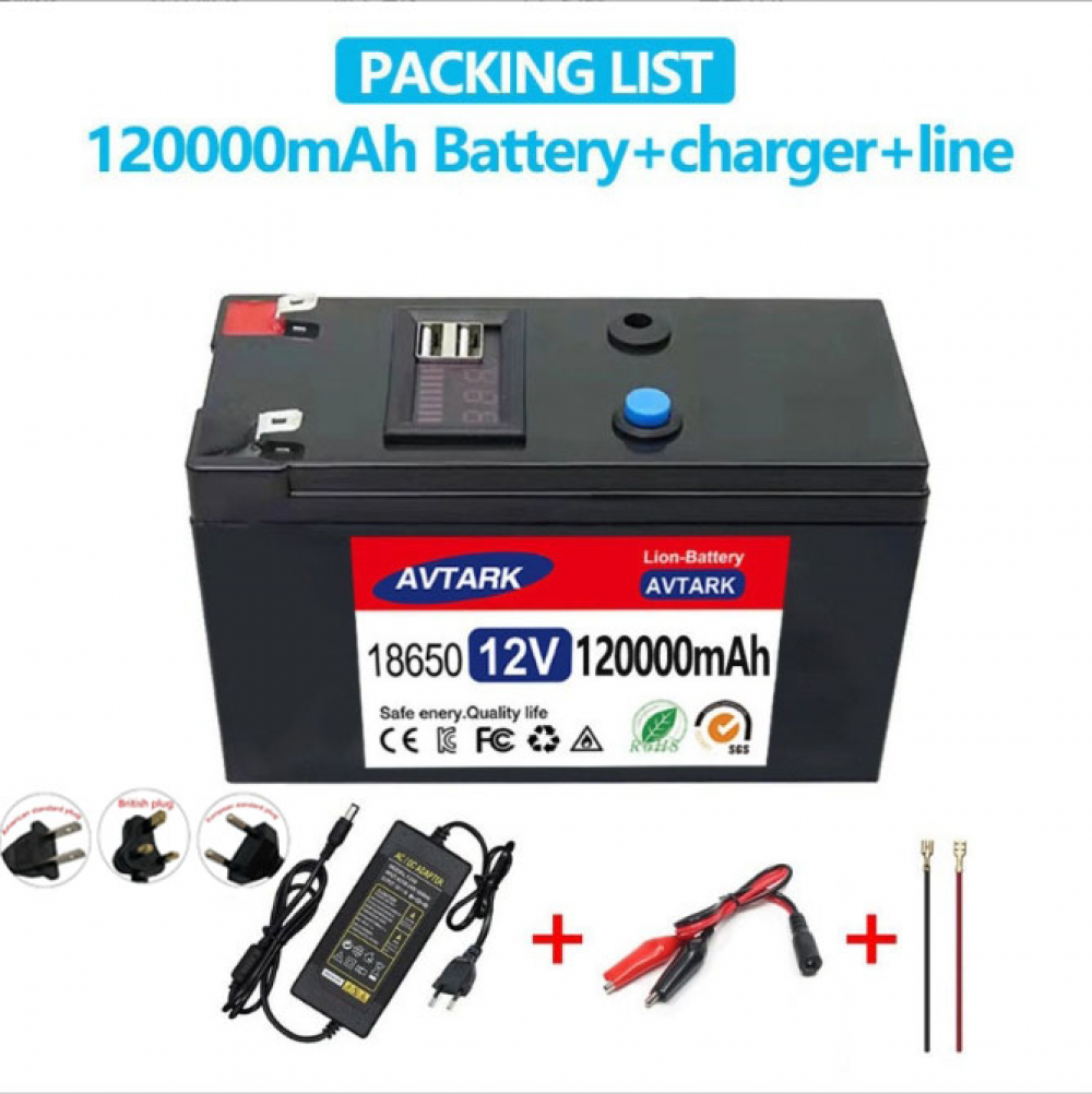 12V 120Ah Li-lon battery pack Rechargeable battery for energy electric vehicle - Picture 16 of 18