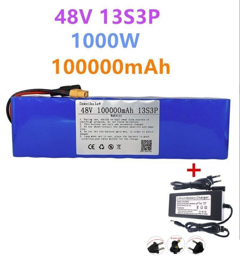 TOP QUALITY 48V 100Ah 1000W 13S3P Application Battery Pack For Electric Scooter - Picture 9 of 9
