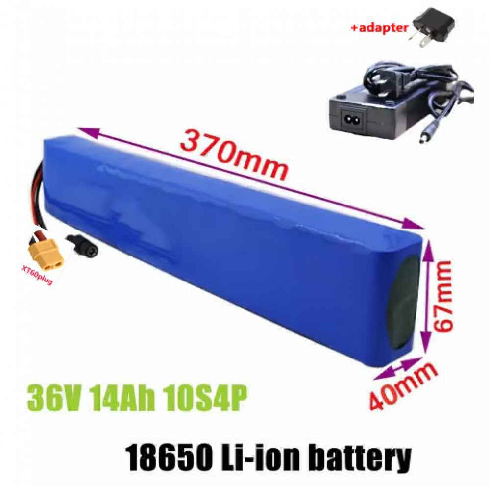 New 36V 14AH Volt Rechargeable Bicycle 500W E Bike Electric Li-ion Battery Pack - Picture 16 of 16
