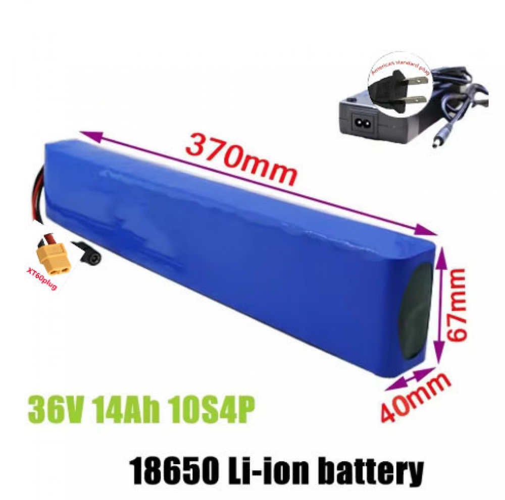 New 36V 14AH Volt Rechargeable Bicycle 500W E Bike Electric Li-ion Battery Pack - Picture 13 of 16