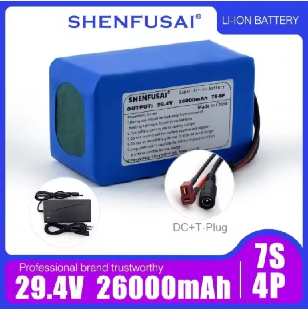 7S4P 24V 26ah Li-lon battery pack for electric motorcycles scooters toys BMS - Picture 13 of 13