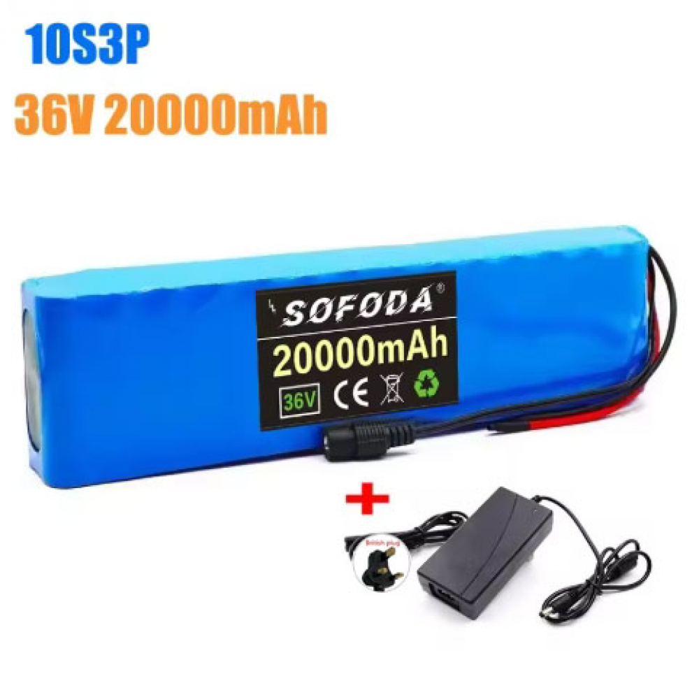 Nuevo 10S3P 36V 20000mAh 36v Scooter Eléctrico Li-lon Batería M365 Chager - Imagen 14 de 14