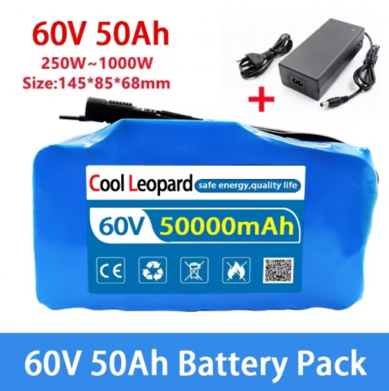 60V 16S2P 50Ah Li-ion Rechargeable Battery Pack 67.2V For Ebike Scooter With BMS - Picture 16 of 16