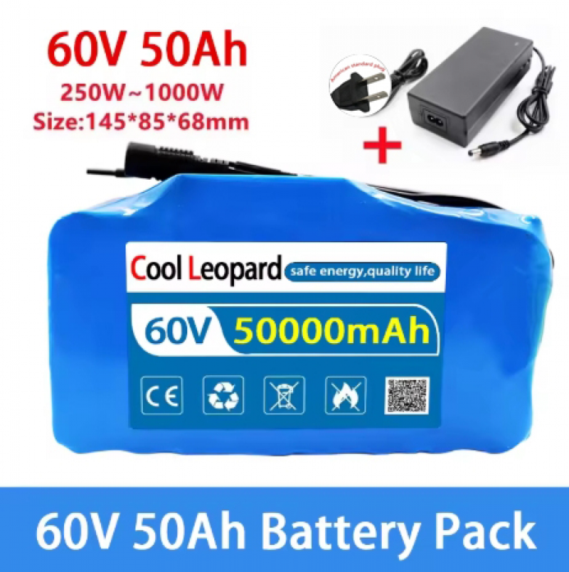 60V 16S2P 50Ah Li-ion Rechargeable Battery Pack 67.2V For Ebike Scooter With BMS - Picture 13 of 16