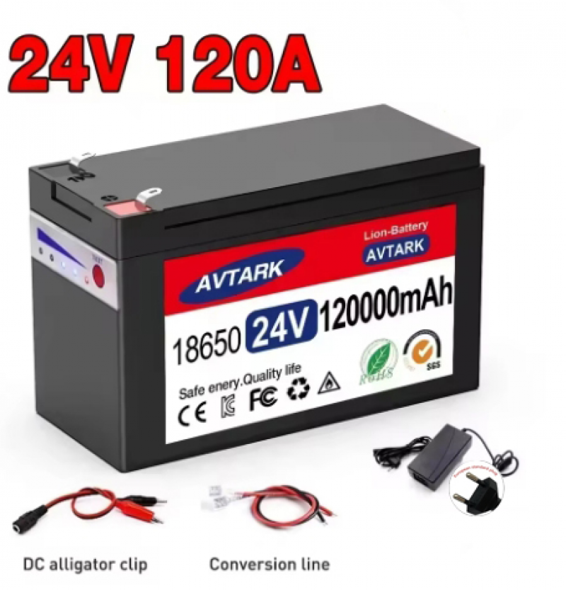 24V LiFePO4 120Ah Battery Pack 120Ah Built-in BMS Wide range of applications - Picture 12 of 13
