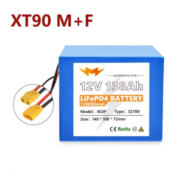 Paquete de baterías 32700 Lifepo4 4S3P 12,8 V 138 Ah con BMS equilibrado 40 A - Imagen 15 de 17