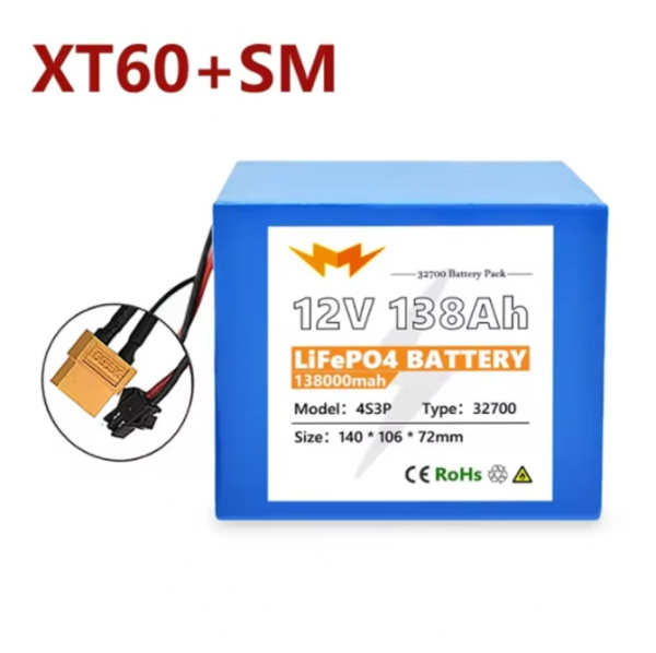 Paquete de baterías 32700 Lifepo4 4S3P 12,8 V 138 Ah con BMS equilibrado 40 A - Imagen 17 de 17