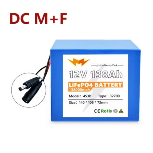 Paquete de baterías 32700 Lifepo4 4S3P 12,8 V 138 Ah con BMS equilibrado 40 A - Imagen 14 de 17