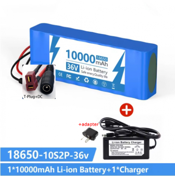 10S2P 36V 10Ah Rechargeable Battery Pack XT60 Charging Plug Batteries - Picture 14 of 14