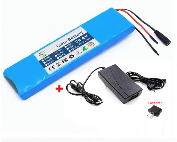Batteria NUOVA 7S2P 29,4V 30000mAh con BMS - Foto 11 di 13
