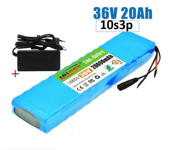 36V 20Ah 10S3P Battery Pack Power Battery with BMS +Charger Plug - Picture 11 of 11
