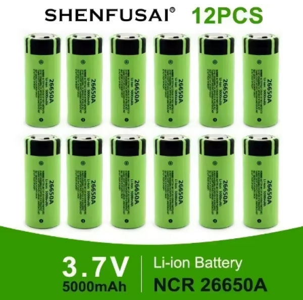 26650A 20A discharge 3.7V 5000mAh rechargeable battery for flashlight LED - Picture 8 of 10