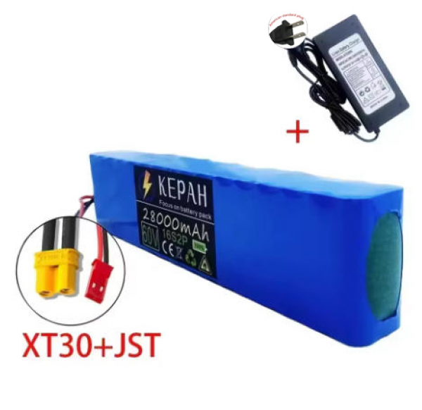 New 16S2P 60V 28Ah Battery Pack with Large Capacity Batteries +Charger Plug - Imagen 10 de 12