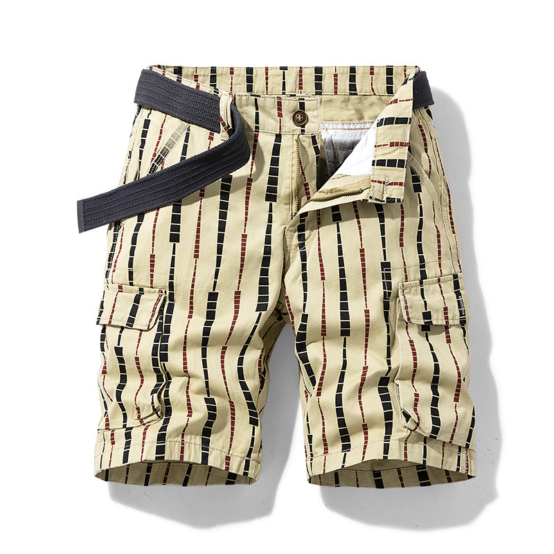 Pantaloncini da uomo comodi elasticizzati sportivi cotone casual pantaloncini da passeggio pantaloni - Foto 16 di 20