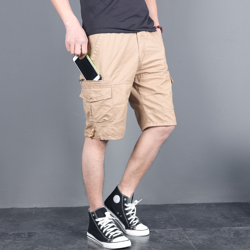 New Mens Work Shorts Combat Cargo Multi Pockets Casual Summer Shorts Half Pants - Picture 12 of 16